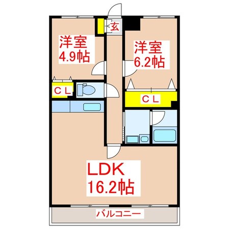 ヴェルメゾンＦの物件間取画像